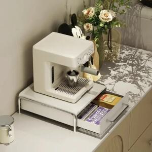 캡슐 커피 디스플레이 랙 보관 서랍 대형 테이블 탑 티백 상자 기계 기본 선반