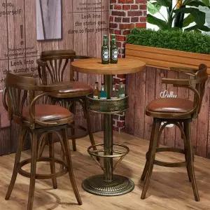 원목 바의자 홈바 바체어 바텐더의자 북유럽 키높이 엔틱