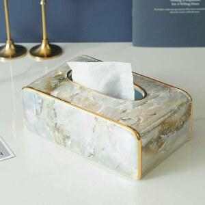 화장지케이스 북유럽 휴지 박스 각티슈 소품 홀더 멜로즈 황금 사슴 크리스탈