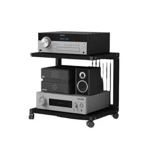 이동식 오디오장 원목 오디오장식장 거실장 낮은 선반