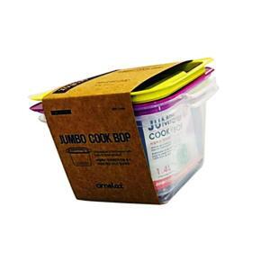[2개구성] 씨밀렉스 점보쿡밥 1.4L x 2P세트 밀폐 밥보관 반찬통 AEWFG1OKZ