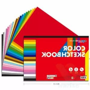 위라이즈 컬러 스케치북 컬러종이 이색스케치북 미술놀이그림그리기