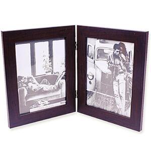 [2개구성] 장식용 그림 인테리어 15x20cm밤색 책상 스탠드 원목 탁상6x8W BHW1F13DB