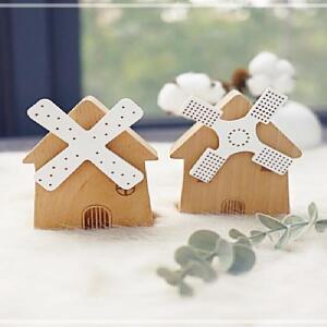 [2개구성] 미니 우드 오르골 학교 랜덤 학원 관공서 HWAC6B7C