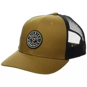 디키즈 남성용 워크웨어 패치 메쉬 볼캡 브라운