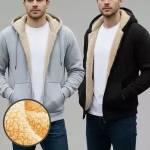 양털후드집업 두툼한 양털점퍼 남성 여성 공용 겨울점퍼 방한 후드
