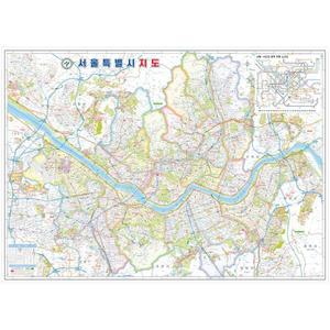 [2개구성] - 인테이러소품 선물 메트로 특별 코팅 도로 여행 우리나라 전도 지도 서울 대한민국 KW8978D4