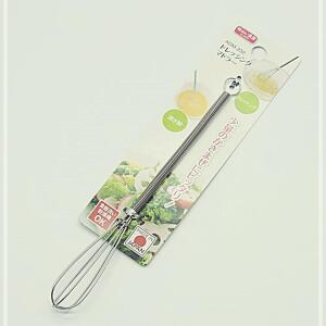 [2개구성] 고급 계란풀기 거품기 스텐레스 휘핑기 에그스무더 일본산 미니 올스텐 휘핑스틱 작은 LWCE115B