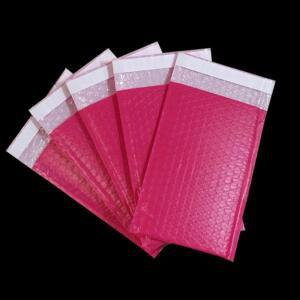 [2개구성] 칼라 25X28cm +4cm PINK 20매 지 비닐 안전 에어캡 택배 봉투 뽁뽁이 포장 EW8B7827