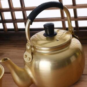 [2개구성] 대원 2L 황 차 냄비 옛날 주방용품 양은 주전자 막걸리 커피 티 포트 EW8C6B3F
