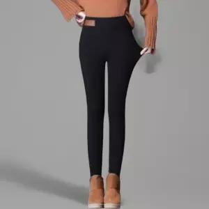 [신상오픈런]여성용 겨울 기모 레깅스 바지 양털 퍼안감 심플 디자인 (42009576)