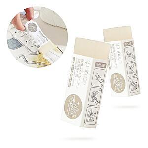 [2개구성] 엄마마음 세탁 세척 흰법 제거 스웨이드 구두 M10663 운동화 가죽 지우개 얼룩 관리 LWA660C8