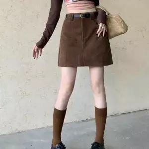 [하프클럽/셀러허브_여성트랜드패션]A라인 미니 스커트 코듀로이 골덴 치마