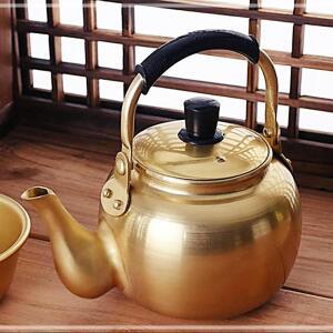 [2개구성] YIN 냄비 옛날 차 막걸리 주전자 티 황 대원 1L 양은 주방용품 커피 포트 LW8C6B3E