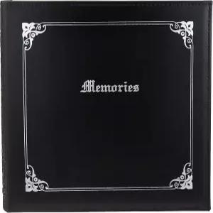 파이오니어 사진 앨범 TM-12 12 x 인치 3-링 이탈리아 메모리 바인더 블랙