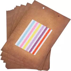 우리 어드벤처북 11.1 x 7.1 인치 40 페이지 확장 추가 여행 기억을 위한 COMBIUBIU 사진 앨범 리필