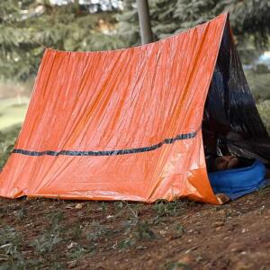 [2개구성] 비상 백패킹 그늘막 오토 장 감성 경량 여름 방수 캠핑 텐트 줄 인용 EWE96982