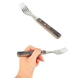 [2개구성] 커트러리 나무손잡이 19.5cm 디너 파스타 샐러드 스텐 스파게티 ARWAC5032