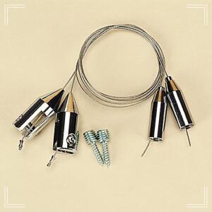 [2개구성] Y0004 아크릴포맥스용 5T 천정용액자걸이 레일용액자걸이 천정고리와이어 AW2ABA36