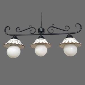 도자기 엔틱한 3등 빈티지한 조명사랑 식탁조명 디자인램프 LWA90E3E