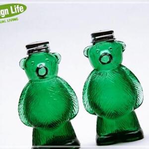 [2개구성] Design Life 곰돌이 소금 후추병 2P세트- 그린 키워드없음 KWA4EC4B