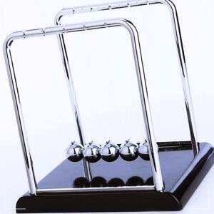 [2개구성] 뉴턴의 요람 모빌 금속 장식 구슬멍 무한동력 진자 IPWBEE8BA