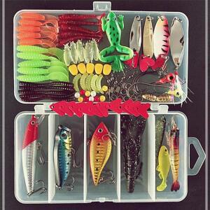 [2개구성] 배스 세트 암산코리아 낚시 웜바늘 입문용 루어 FLW1BF054