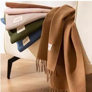 겨울 빅사이즈 목도리 무지 캐시미어 롱 남녀 머플러 겨울목도리