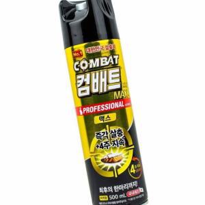 [2개구성] 컴배트 프로페셔널 맥스 용 에어졸 스프레 트랩 약 잡기 바퀴 벌레 EWAD5322