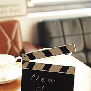 [2개구성] 테이블소품 장식보드 미니어처 사인보드 슬레이트 속 장식소품 메모홀더 BHW36C785