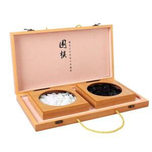 접이식 바둑판 세트 너도밤나무 15호 공원 보드게임 15방향 15로 손잡이