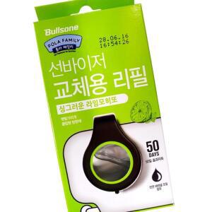 [2개구성] 교체용리임모히또 량용방향제 원 교체용리필 불스 선바이저 차 방향제리필 AEW21AABD