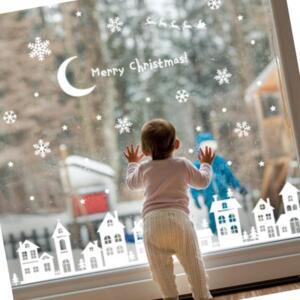 [2개구성] 빅 대형 인테리어모던스티커 눈내리는마을 B1HI-6004L 그래픽스티커 화분 꾸미기 AEW28AB56