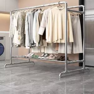 대형 이동식 매장용 쇠파이프행거 행거 의류매장행거
