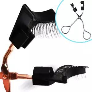 속눈썹 집게형 미니 도구 뷰러 올리는 쉬운 미니 휴대용 가위 자연스러운 라운드 곡선 헤드 미용 소품