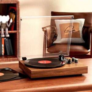 lp플레이어 카세트 뮤직박스 감성 충전식 튼튼한외관 오디오 레코드플레이어 레코드