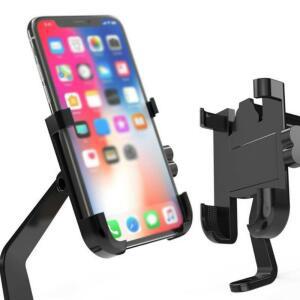 [2개구성] 오토바이 거치대 홀더 브라켓 거울용 핸드폰 스마트폰 EWA34509