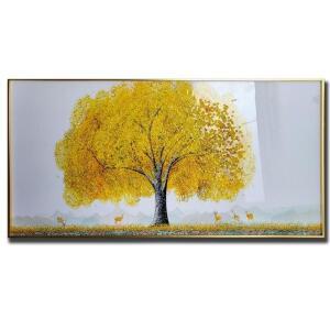 풍수 금나무 그림 해바라기 아크릴 개업선물 집들이선물용 거실 개업축하선물 인테리어 액자 12060