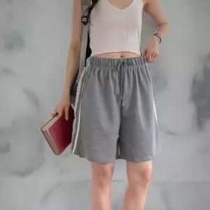 [다잇템]여성 핫팬츠 고무줄 트랙수트 4부 반바지 (36386077A)