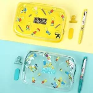 [룽스]심슨 투명 사각 가방 파우치