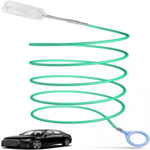 업그레이드된 자동 선루프 배수 청소 도구 78인치 유연 브러시 롱 파이프 클리너 튜브 클리닝 슬림 준설