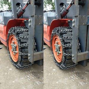 중장비 스노우체인 대형타이어 포크레인 2개 화물차 2개 A 미끄럼방지 대형