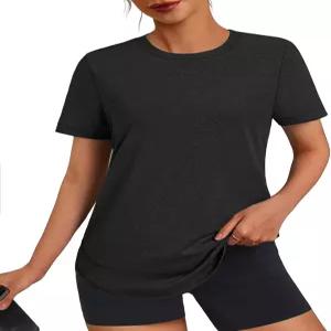 3rdhill 여성 운동복 반팔 크루넥 스포츠 요가 러닝 셔츠 퀵 드라이 의상 S-3XL 출시