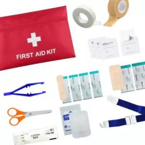 상비약 지혈대 붕대 반창고 일회용 세트 밴드 구급함 10종 SWE64F21