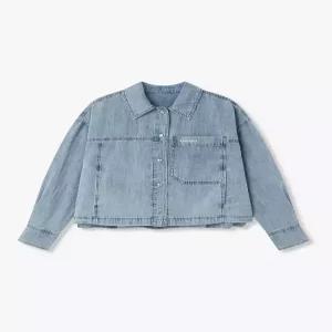 VOV 헤지 데님 버튼업 셔츠 7156260003R