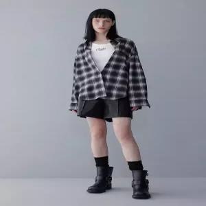 VOV 보브 소프트 체크 패턴 블라우스7155460800