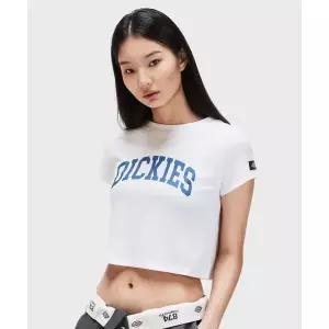 매장정품 DICKIES 디키즈 아치 로고 크롭 티셔츠 White DK23SG006WH 1231970