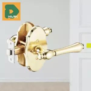 [엠알오]욕실용 화장실 목문 문고리 골드방문손잡이 레치 잠금 (13917958)