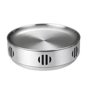 보온접시 스테인레스 수육 불고기 음식보온 고체연료 바베큐 알코올 워머