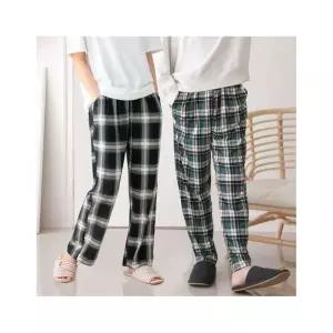오리궁뎅이 피치기모 바지 팬츠 9부 파자마 잠옷 여자 시보리 남자 일자 겨울 보온 기모바지1188110